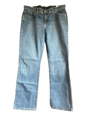 Wrangler Q-Baby Mid Rise Bootcut Ultimate Riding Jeans Tuff Buck 11/12x32